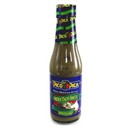 Pico Pica Green Taco Sauce Medium 7 oz (Pack of 3)