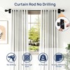 ENJOYBASICS No Drill Curtain Rods for Window 48 to 84