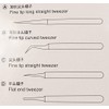 WWS Trumpeter Tools - Set of 4 Precision Tweezers WWST11