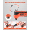 12V Cordless Oscillating Tool Multitool 6000-17500 OPM Variable Speed Saw