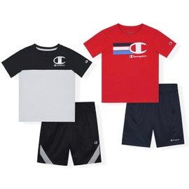 Champion Boys Short Sets - 4 Piece Short Set for Boys