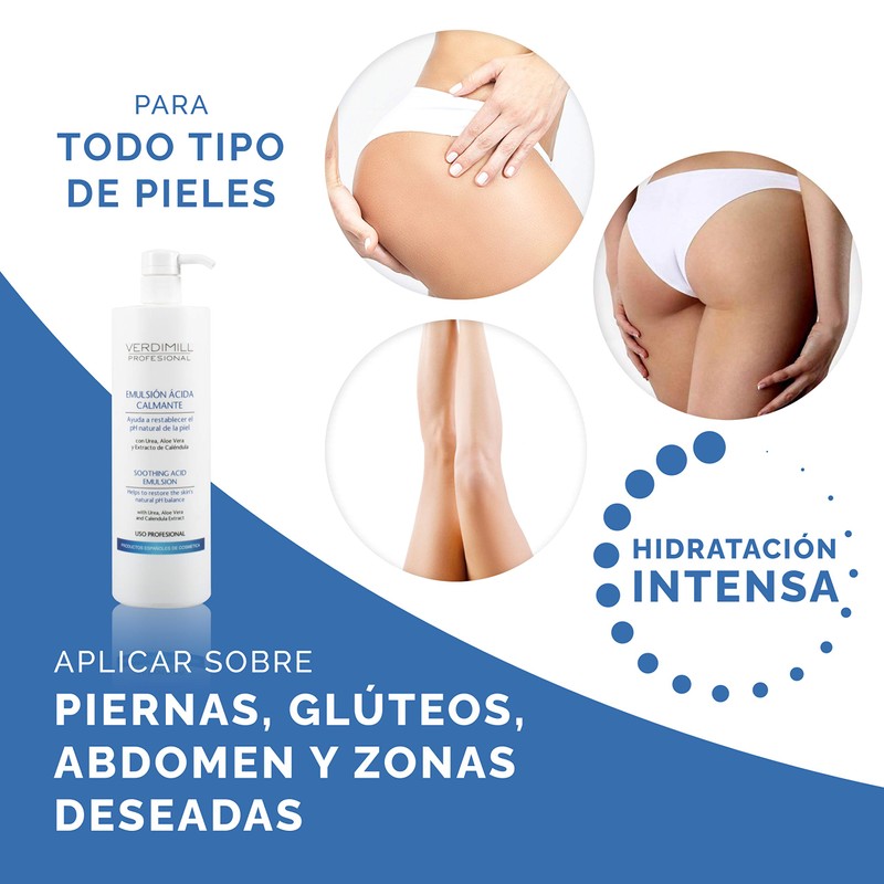 Moisturising and soothing body emulsion (800 ml).