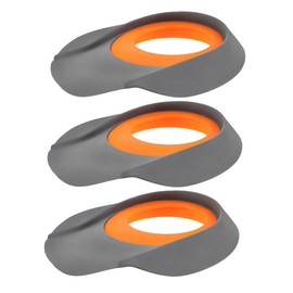 WHAMVOX 3pcs Durable Training Aid for Backyard Golf Portable Design for Indoor Use Enhance Skills with Sensitive Hole Feedback Grey