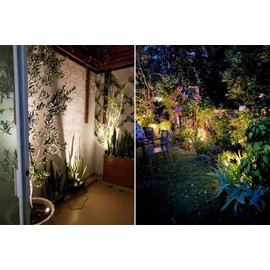 COVOART Outdoor lights Outdoor Landscape Lighting 12W Outdoor Spot Lights with Transformer for Yard Garden House Lawn Tree Flags Warm White LED Landscape Lights Christmas lights IP66 Waterproof 4 Pack