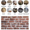 Dundee Deco 3D Wall Panels Brick Effect - Cladding, Mahogany