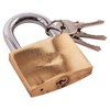 Dapetz ® Brass 60mm Padlock Mini Small Luggage Travel Holiday
