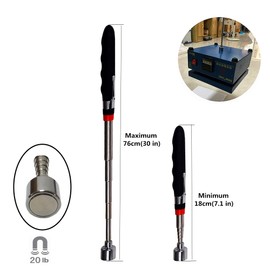 Telescoping Heavy Magnetic pickup Tool 41" long 35lb,25lb,20lb, 16lb suction magnets tools magnet pen pick up sticks enhanced retractable multi-tool pickup tool christmas gifts for men mens husband