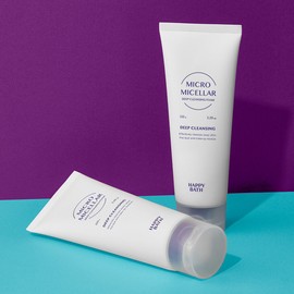 Happy Bath Micro Micellar Deep Cleansing Foam 150g Double Set - Happy Bath Micro Micellar Deep Cleansing Foam 150g