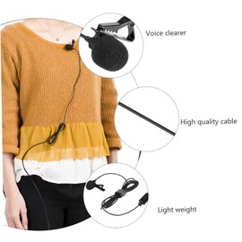 Mikinona 1Pc USB Microphone Professional Lavalier Lapel Mic for Computer High Sensitivity for Streaming Gaming and Conferences Active Sound Collection Technology