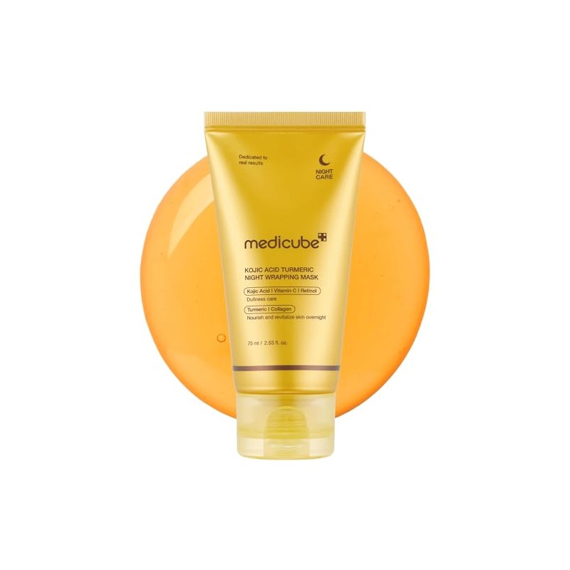 Kojic Acid Turmeric Night Wrapping Mask by Medicube for Women