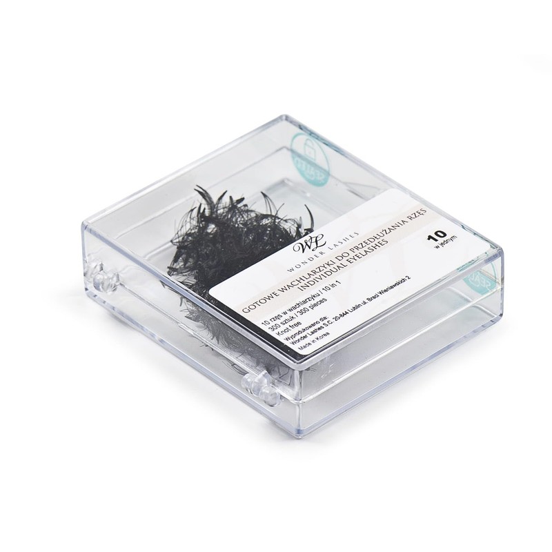 WL Wonder Lashes Ready-to-Use Eyelash Fans 10-in-1 for Professional 0.1