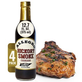 ALLEGRO - The Marinate Everything Marinades | Perfect Marinades for Meat & Veggies | Marinade for Grilling, Roasting & Cooking | Kosher & Gluten Free | 12.7 Oz (Pack of 4) - Hickory Smoke