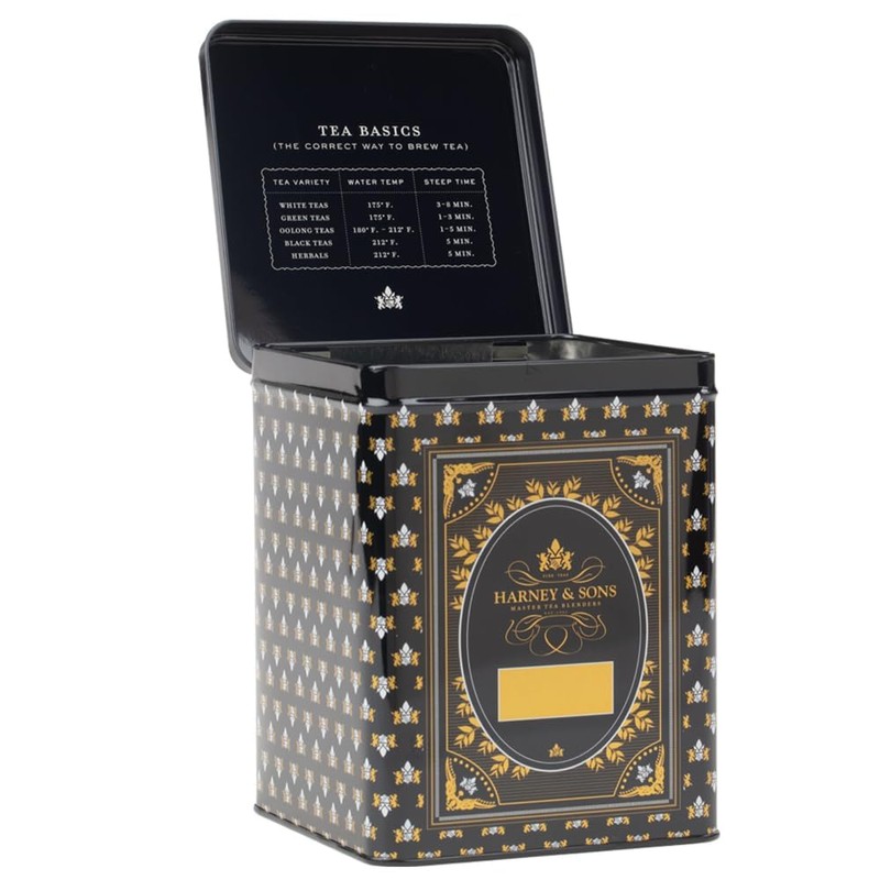 Harney & Sons English Breakfast Tea & Black Tea Canister,