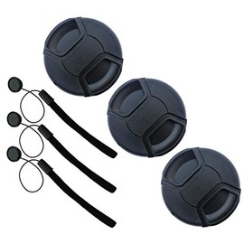 46mm Snap-on Lens Cap Compatible with Nikon Nikkor Z DX 16-50mm f/3.5-6.3 VR,Panasonic LUMIX G 25mm, F1.7 ASPH,LUMIX G II 20MM, F1.7 ASPH,Olympus M.ZUIKO Digital 25mm f/1.8,17mm f/1.8[3 Pack]