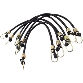 Tensor de Equipaje de Cuerda elástica con Ganchos Correa elástica Cordones elásticos de Extensor Ajustable Correa para Acampar 10 PCS