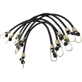 Tensor de Equipaje de Cuerda elástica con Ganchos Correa elástica Cordones elásticos de Extensor Ajustable Correa para Acampar 10 PCS