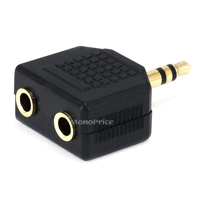 Monoprice 3.5mm Stereo Plug to 2 x 3.5mm Stereo Jack