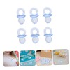 CORHAD 150 pcs Mini Clear Pacifiers Acrylic Pacifiers for Shower