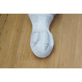 Midwest Craft House Cast Iron Bathtub Clawfeet Claw Foot Tub Distressed White Table Feet Bath Stove