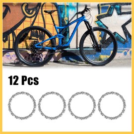 BULLSPANN Ball Bearing Cage Crank Bearing Wheel Bearing Retainer for Bicycle 37.2mm x 16 Pack of 12
