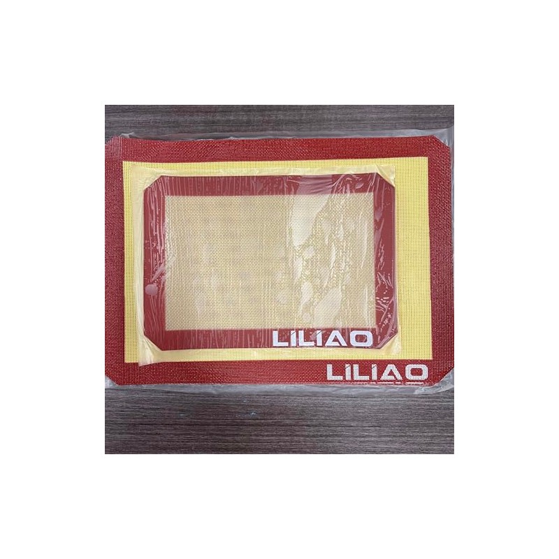 LILIAO Silicone Baking Mat, 3-Pack Non-Stick Reusable Baking Mat, Oven