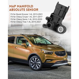 Map Manifold Absolute Sensor 55567257 Fit for Buick Encore, Chevy Cruze, Sonic, Trax 1.4L 2013-2021 Replace 2134760 PS1015
