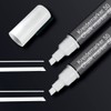 SIGEL BA184 Chalk Marker White Pack of 2 Chisel Tip