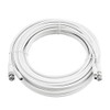 SSL Satellites 1m White RG59 + Power Copper BNC Video