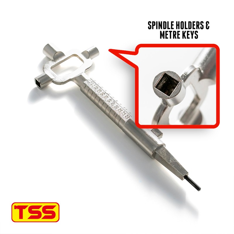 TSS Steel Universal Locksmith Tool Multi Tool - Cam Turner