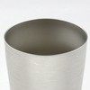 Horie Titanium Double Tumbler Birch Premium Silver