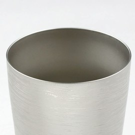 Horie Titanium Double Tumbler Birch Premium Silver