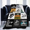 reoqeosy Snowmobile Blanket Snow Mobiling Throw Blankets Cozy Plush Flannel