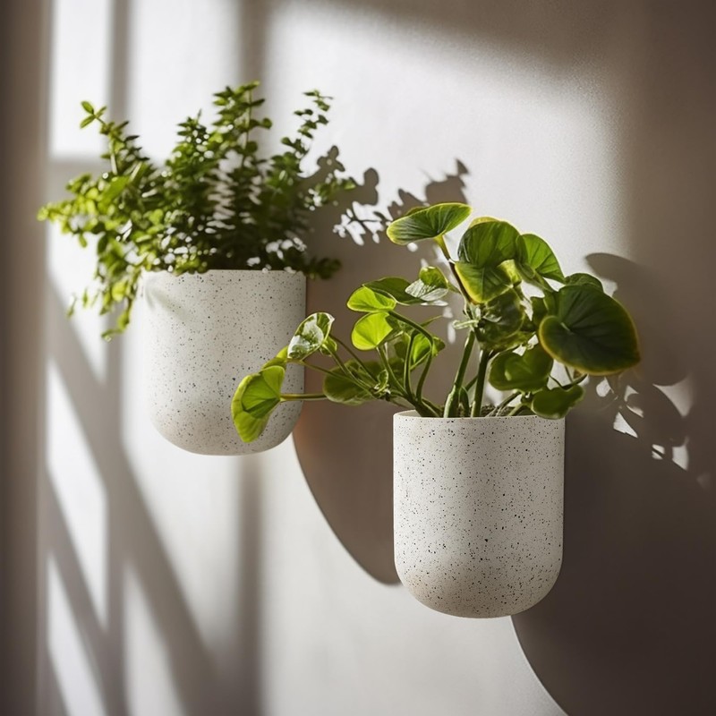 LA Jolie Muse Wall Hanging Planters for Indoor Plants，Hanging Flower
