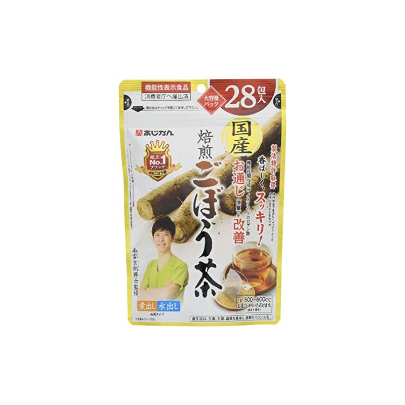 あじかん 国産焙煎ごぼう茶大容量パック 28包