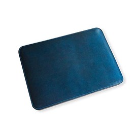 Leather Macbook Case Full Grain Blue INK Leather MacBook Pro Air 13/15 inches Sleeve