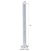 sourcing map 1/4-20x4" Carriage Bolt Round Head Square Neck Q235