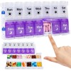 Ezy Dose Weekly Pill Planner Organizer XL Easy Use AM/PM