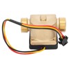 G1/2in Male Water Flow Sensor Counter Brass Hall Flowmeter DC