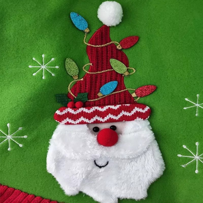 XMAS Tapete 3d Base Pie Arbol Navidad Adornos Regalos Santa