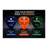 Muso Pro Guitar Picks Holder with 15 Picks, Plectrum for