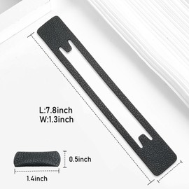 QIUTIMIY Leather Purse WOC Base Shaper Chain Protective Sheet, Black Chain Piece