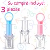 3 pcs Cucharas Dosificador Medicamentos Líquidos Vitaminas Bebe Silicona Jeringas