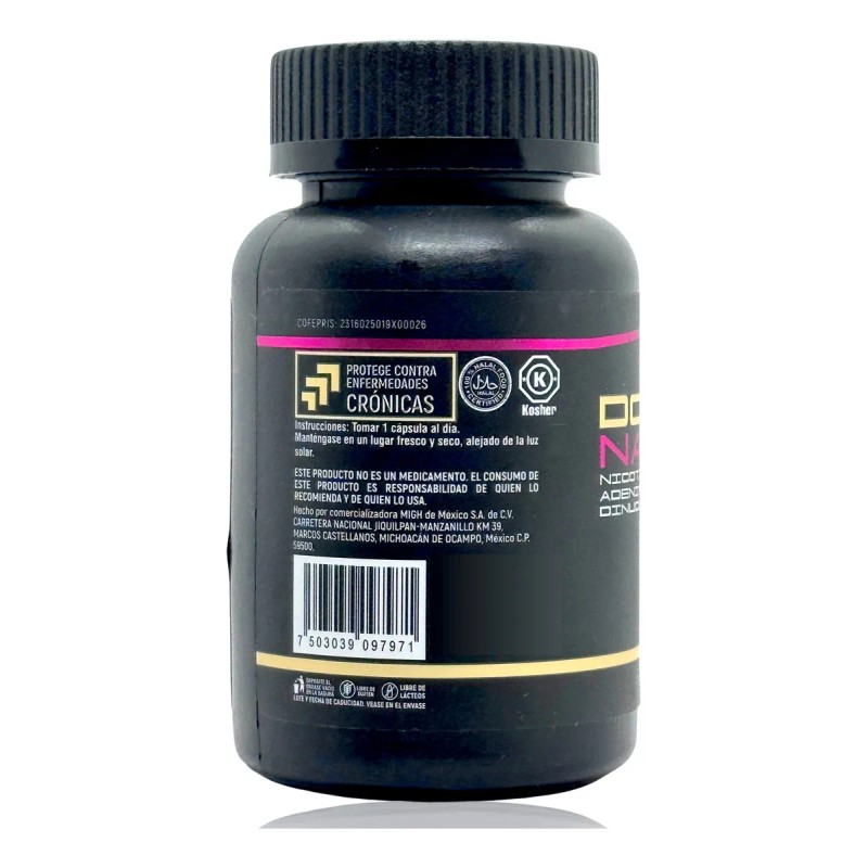 Doral Nad Nicotinamida Adenina Dinucleótido 60 Capsulas Migh