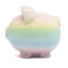 Child to Cherish Ombre Ceramic Piggy Bank, Rainbow