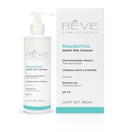 Reve Dermatologique  Neudermic Gentle Skin Cleanser - Dermolimpiador Neutro - Limpieza suave y profunda - 960ml                                       