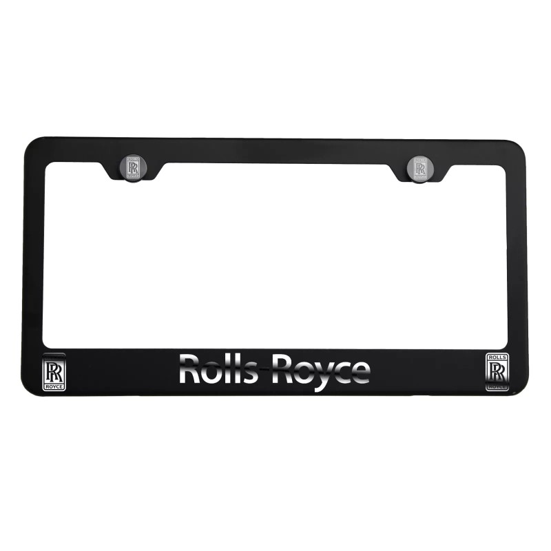 KA Laser Engrave Rolls Royce Mirror Matte Black License Plate