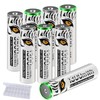 Mspalocell AA and AAA Battery,1.5V Rechargeable Lithium Batteries Combo,4-Pack 3500mWh