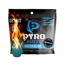 Phone Skope PYRO Putty Winter, Summer, Eco Blend, Emergency Survival Fire Starter (2 oz - One Can, Winter -20°F to 90°F)