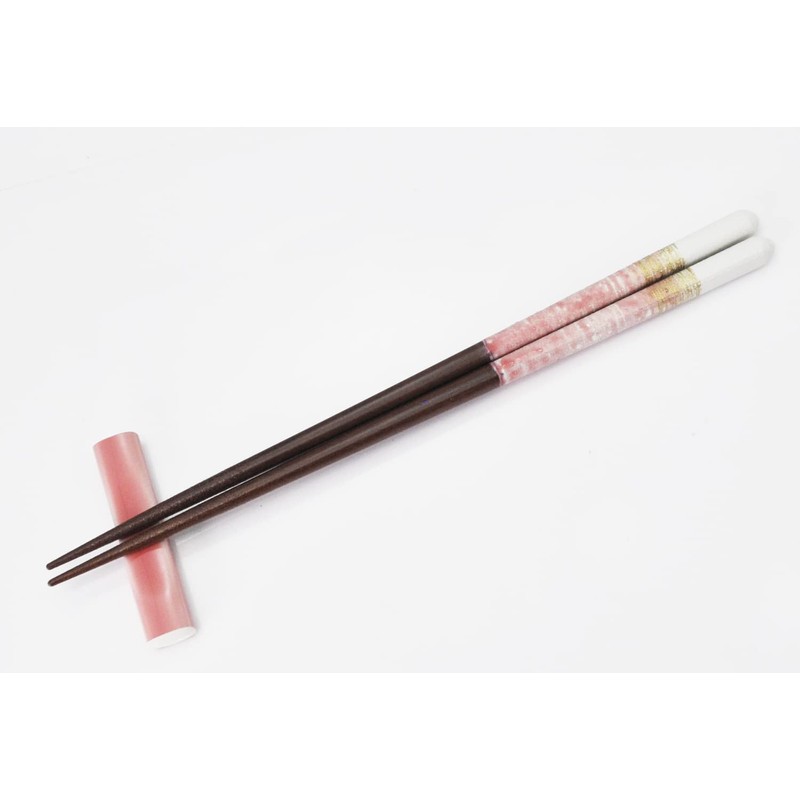 Ishida 63167 Dishwasher Safe Chopsticks, Paulownia Box, Chopsticks Rest, Pair