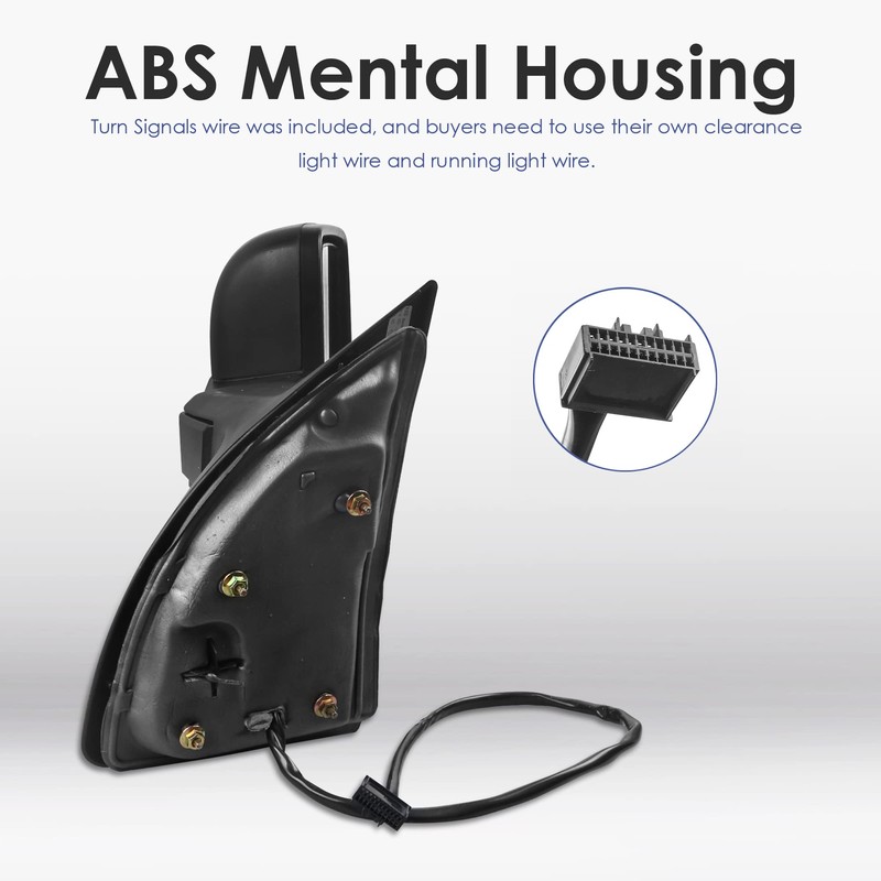 MOSTPLUS Driver Side Towing Mirror Compatible with 2008-2016 Ford F250